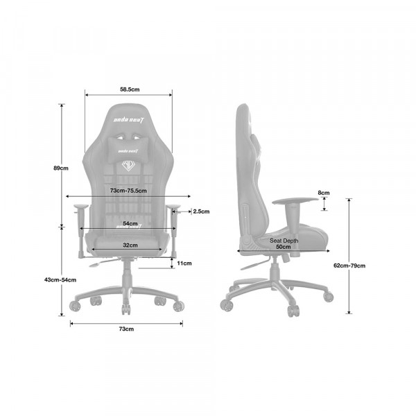 AndaSeat Jungle Series Black Red  